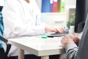 meeting with a doctor