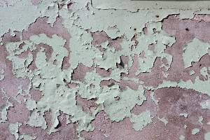 chipping paint on a wall