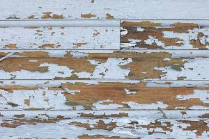 paint peeling off wood