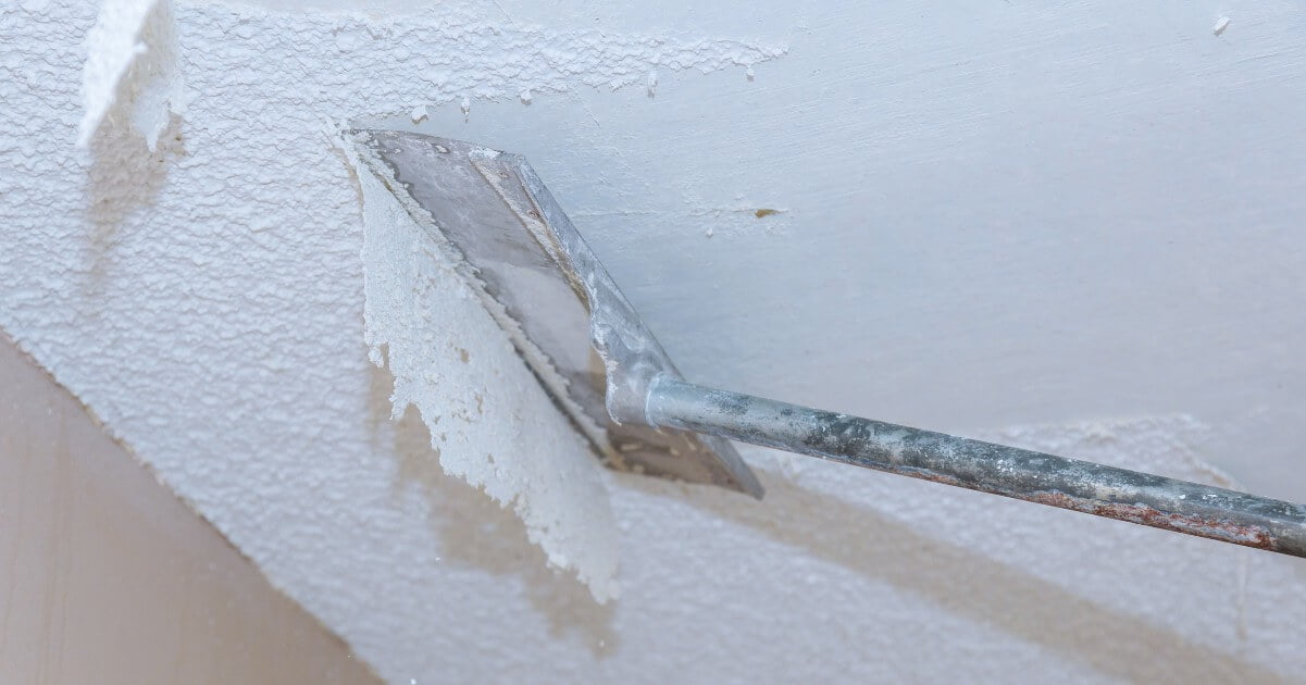 Can You Paint Over Asbestos Popcorn Ceiling Shelly Lighting