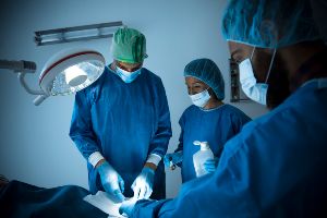 doctors in operating room