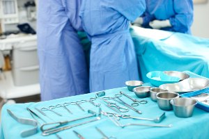 doctors prepping for surgery