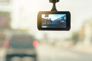 A car dashcam