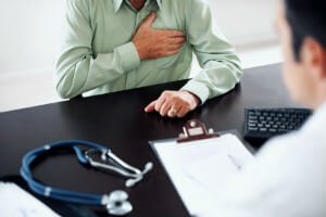 patient in medical office