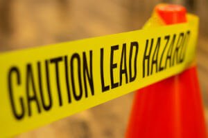 lead hazard warning tape